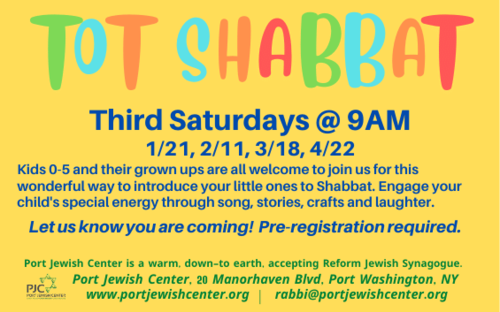 Banner Image for Tot Shabbat - RSVP required